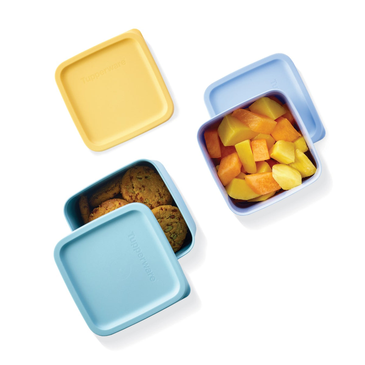 Tupperware Essentials Stacking Square Container 3 Piece Set – Tupperware Uk